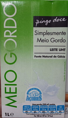 Leite UHT Meio Gordo